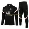 Paris Saint-Germain Sweatshirts Anzüge Suit Quarter-zip 2022-23 Schwarze Hellrosa Für Herren